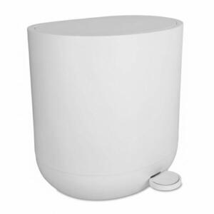 Relaxdays KOŠ NA ODPADKY Bílý Softclose 7 l obraz