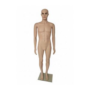 Relaxdays FIGURÍNA Béžová pánská 185 cm plast obraz