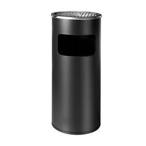 Relaxdays POPELNÍK Černý stojanový s vnitřním kbelíkem 30 l kov obraz