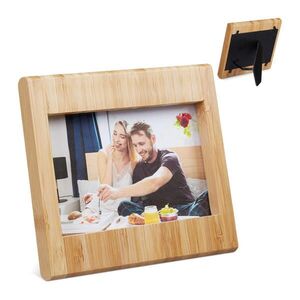 Relaxdays FOTORÁMEČEK Přírodní bambusový stojací 10, 3x15, 4 cm obraz