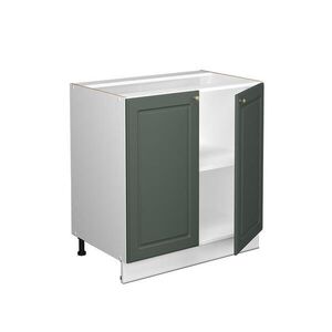 Vicco SPODNÍ SKŘÍŇKA KUCHYŇSKÉ LINKY Fame-Line, Zelená zlatá země/Bílá, 80 cm pracovná doska Dub Goldkraft obraz