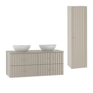 Petits-meubles KOUPELNOVÝ NÁBYTEK 120.6cm Izae 2er-Set Kašmír obraz
