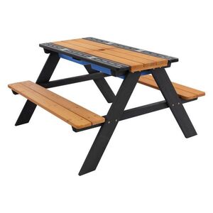 ML-DESIGN DĚTSKÁ SEDACÍ SADA OUTDOOR s hracími vaničkami v přírodní hnědé barvě obraz