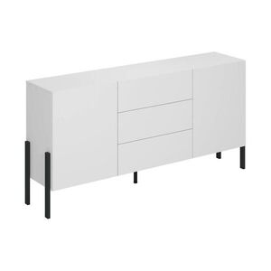 Petits-meubles SIDEBOARD Bérénice Matná bílá a černá obraz