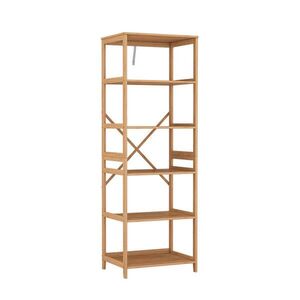 Vicco POLICE NA KNIHY Novaro Bambus 48.3 x 140.3 cm se 6 přihrádkami obraz