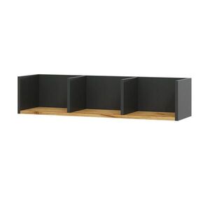 Vicco NÁSTĚNNÁ POLICE Tomy Antracit/zlatý dub 90 x 20 cm obraz