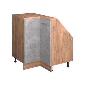 Vicco ROHOVÁ KUCHYŇSKÁ SKŘÍŇKA POD ŠIKMOU STŘECHU R-Line Beton 75.6 cm s 1 dveřmi obraz