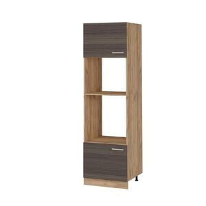 Vicco SKŘÍŇKA NA MIKROVLNNOU TROUBU R-Line Ušlechtilá šedá 60 cm obraz