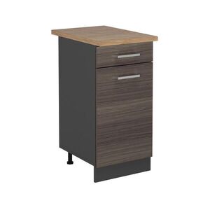 Vicco SPODNÍ SKŘÍŇKA KUCHYŇSKÉ LINKY R-Line Ušlechtilá šedá 40 cm , PD Dub obraz
