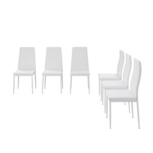 Vicco ŽIDLE DO JÍDELNY Grand Bílá 42.5 x 48 cm Sada 6 kusů obraz