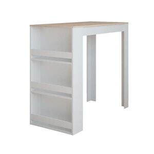 Vicco BAROVÝ STŮL Repose Bílá/Sonoma 57 x 117 cm obraz