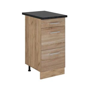 Vicco SPODNÍ SKŘÍŇKA KUCHYŇSKÉ LINKY R-Line Sonoma 40 cm se zásuvkami, PD Antracit obraz