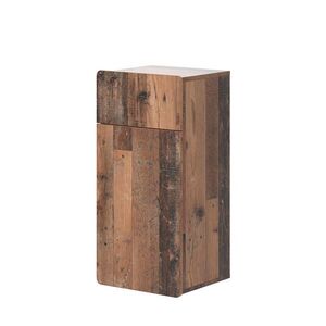 Vicco MIDI SKŘÍŇKA Izan Oldstyle 36.6 x 76.6 cm se zásuvkou a dvířky obraz