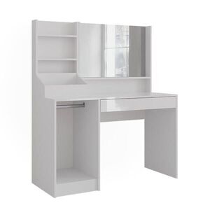 Vicco TOALETNÍ STOLEK Sherry Bílá/bílý vysoký lesk 119.8 cm 3 díly obraz