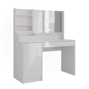 Vicco TOALETNÍ STOLEK Sherry Bílá/bílý vysoký lesk 119.8 cm 3 díly obraz