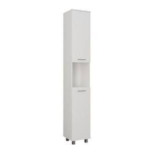 Vicco VYSOKÁ SKŘÍŇKA Ilias Bílá 30.2 x 190 cm se 2 dveřmi obraz