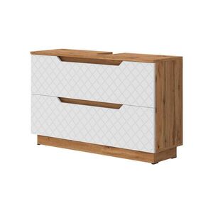 Vicco DOLNÍ SKŘÍŇKA POD DŘEZ Lotta Bílá 99.4 x 62.5 cm se 2 zásuvkami obraz