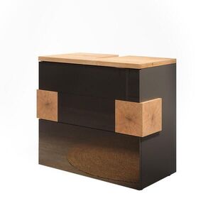 Vicco DOLNÍ SKŘÍŇKA POD DŘEZ Eden Antracit 70 x 64.5 cm se 2 zásuvkami obraz