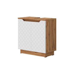 Vicco ZÁKLADNÍ SKŘÍŇKA POD UMYVADLO Lotta Bílá 59.8 x 62.1 cm se 2 dveřmi obraz