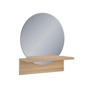 Vicco KOUPELNOVÉ ZRCADLO Elyra Zlatý mocný dub 40 x 47.5 cm s policí obraz
