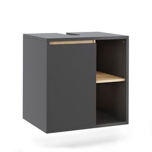 Vicco TOALETNÍ SKŘÍŇKA PRO UMYVADLO Viola Grey/Artisan 60 x 60 cm s otevřenými policemi obraz