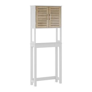 Vicco WC SKŘÍŇKA Looma Bílá/dub 70 x 180 cm se 2 uzavřenými přihrádkami obraz