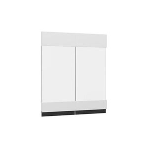Vicco KUCHYŇSKÁ DVÍŘKA R-Line Bílá 59.2 x 59 cm nábytková čela pro závěsnou vitrínu obraz