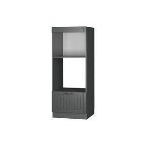 Vicco SKŘÍŇKA NA MIKROVLNNOU TROUBU Fame-Line Tmavě šedá 60 cm otevřený obraz