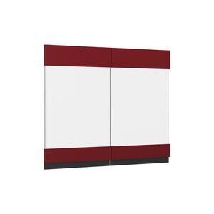 Vicco KUCHYŇSKÁ DVÍŘKA R-Line Červená 79.2 x 59 cm nábytková čela pro závěsnou vitrínu obraz