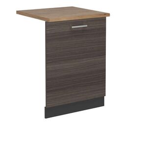 Vicco ČELNÍ PANEL MYČKY R-Line Ušlechtilá šedá 60 cm , PD Dub obraz