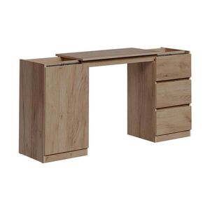 Vicco KOMODA S FUNKCÍ PSACÍHO STOLU Varino, Zlatý mocný dub, 80 x 75.5 cm rozšiřitelný obraz
