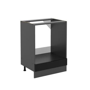 Vicco SKŘÍŇKA NA VESTAVĚNOU TROUBU R-Line Černý vysoký lesk 60 cm bez pracovní desky obraz