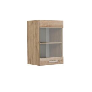Vicco SKLENĚNÁ KUCHYŇSKÁ SKŘÍŇKA R-Line Sonoma 40 cm obraz