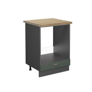 Vicco SKŘÍŇKA NA VESTAVĚNOU TROUBU Fame-Line Zelená zlatá země 60 cm , PD Dub obraz