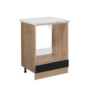 Vicco SKŘÍŇKA NA VESTAVĚNOU TROUBU R-Line Černý vysoký lesk 60 cm PD Mramor obraz