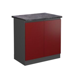 Vicco SKŘÍŇKA POD DŘEZ R-Line Červená 80 cm , PD Antracit obraz