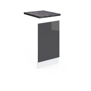 Vicco PŘEDNÍ PANEL R-Line Antracitový vysoký lesk 45 cm , PD Antracit obraz