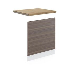 Vicco PŘEDNÍ PANEL R-Line Ušlechtilá šedá 60 cm , PD Dub obraz