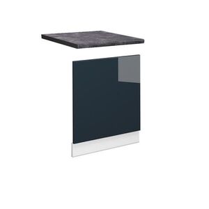 Vicco PŘEDNÍ PANEL Fame-Line Tmavě modrá s vysokým leskem 60 cm , PD Antracit obraz