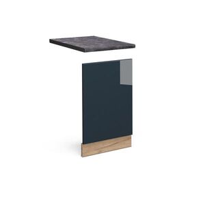 Vicco PŘEDNÍ PANEL Fame-Line Tmavě modrá s vysokým leskem 45 cm , PD Antracit obraz
