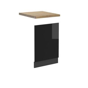 Vicco PŘEDNÍ PANEL R-Line Černý vysoký lesk 45 cm , PD Dub obraz