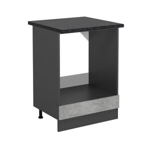 Vicco SKŘÍŇKA NA VESTAVĚNOU TROUBU R-Line Beton 60 cm , PD Antracit obraz
