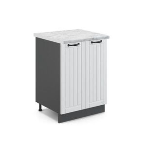 Vicco SPODNÍ SKŘÍŇKA KUCHYŇSKÉ LINKY Fame-Line Bílý venkovský dům 60 cm , PD Mramor obraz