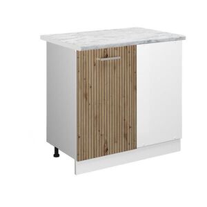 Vicco ROHOVÁ SKŘÍŇKA R-Line Řemeslný dub 86 cm s pracovní deskou obraz