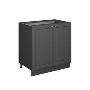 Vicco SPODNÍ SKŘÍŇKA KUCHYŇSKÉ LINKY Fame-Line, Anthrazit-Gold Landhaus/Antracit, 80 cm bez pracovní desky obraz