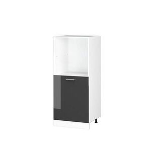 Vicco SKŘÍŇKA NA VESTAVĚNOU TROUBU R-Line Antracitový vysoký lesk 60 cm obraz