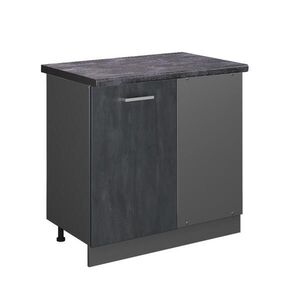 Vicco ROHOVÁ SKŘÍŇKA R-Line Černý beton 86 cm PD Antracit obraz