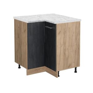 Vicco ROHOVÁ SKŘÍŇKA R-Line Černý beton 75.6 cm PD Mramor obraz