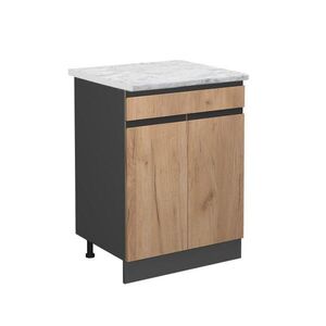 Vicco SPODNÍ SKŘÍŇKA KUCHYŇSKÉ LINKY R-Line Zlatý mocný dub 60 cm AP Marble obraz