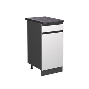 Vicco SPODNÍ SKŘÍŇKA KUCHYŇSKÉ LINKY R-Line Bílá 40 cm , PD Antracit obraz